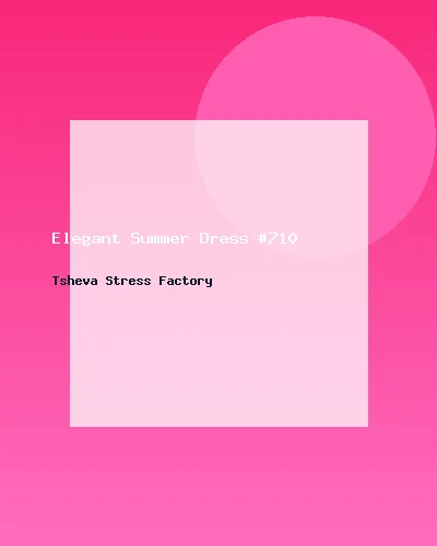 فستان صيفي أنيق #710
