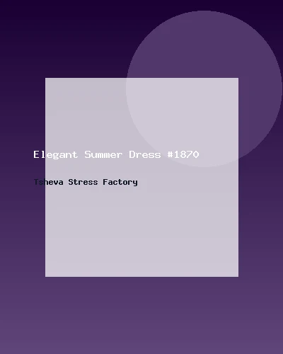 فستان صيفي أنيق #1870