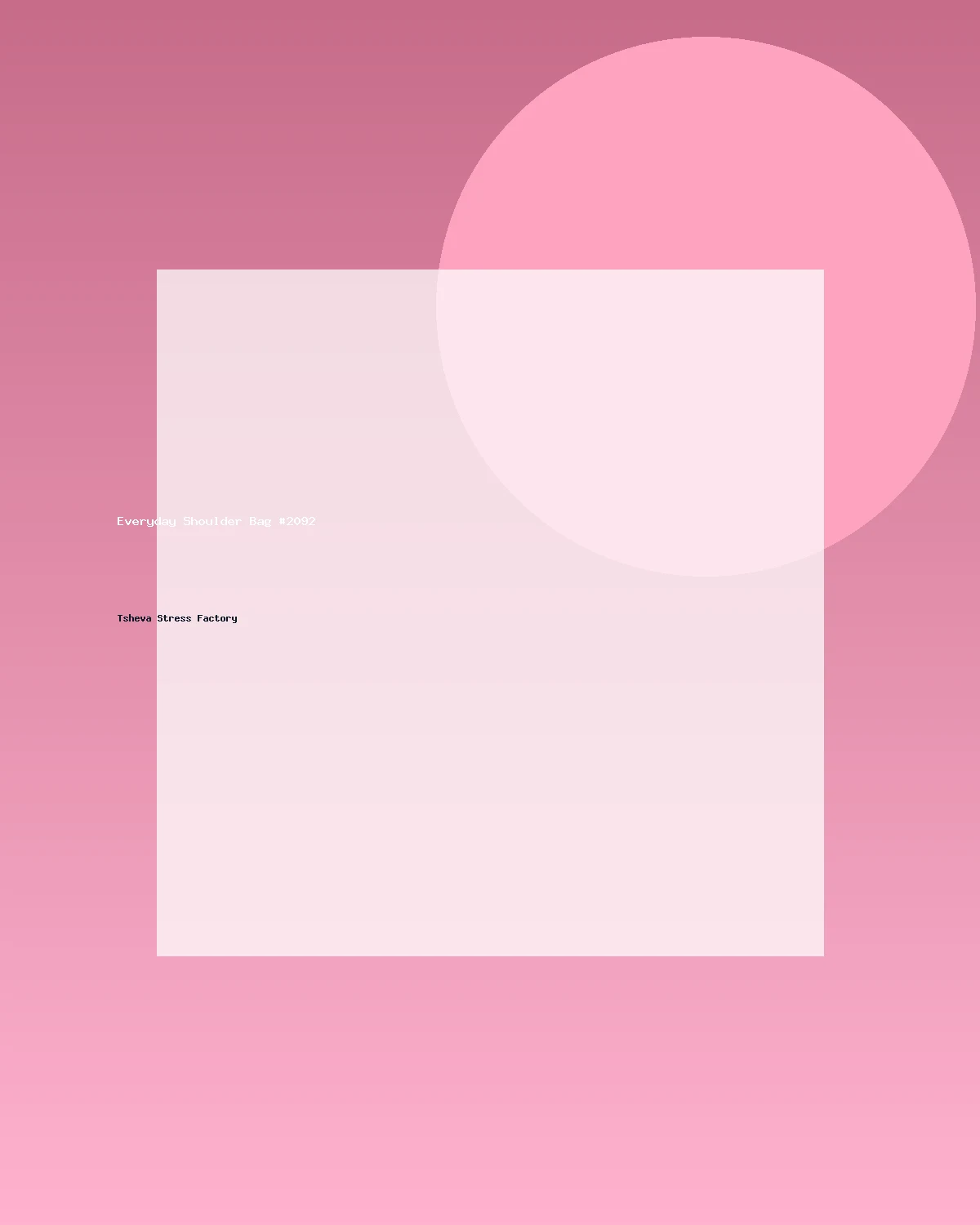 حقيبة كتف عملية #2092