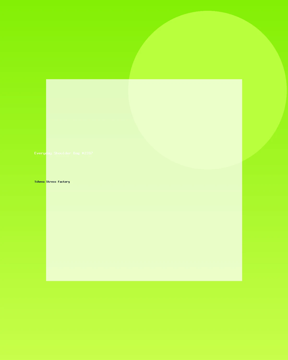 حقيبة كتف عملية #2397