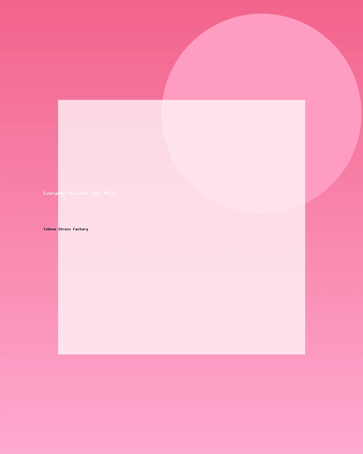 حقيبة كتف عملية #5217