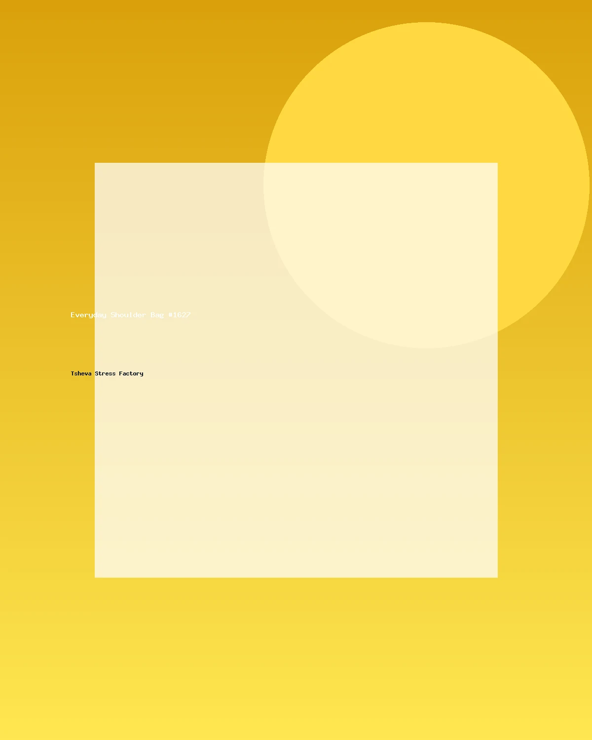 حقيبة كتف عملية #1627