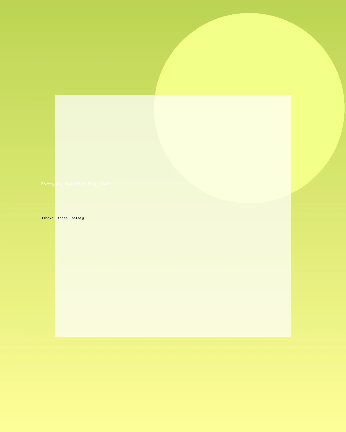 حقيبة كتف عملية #3002