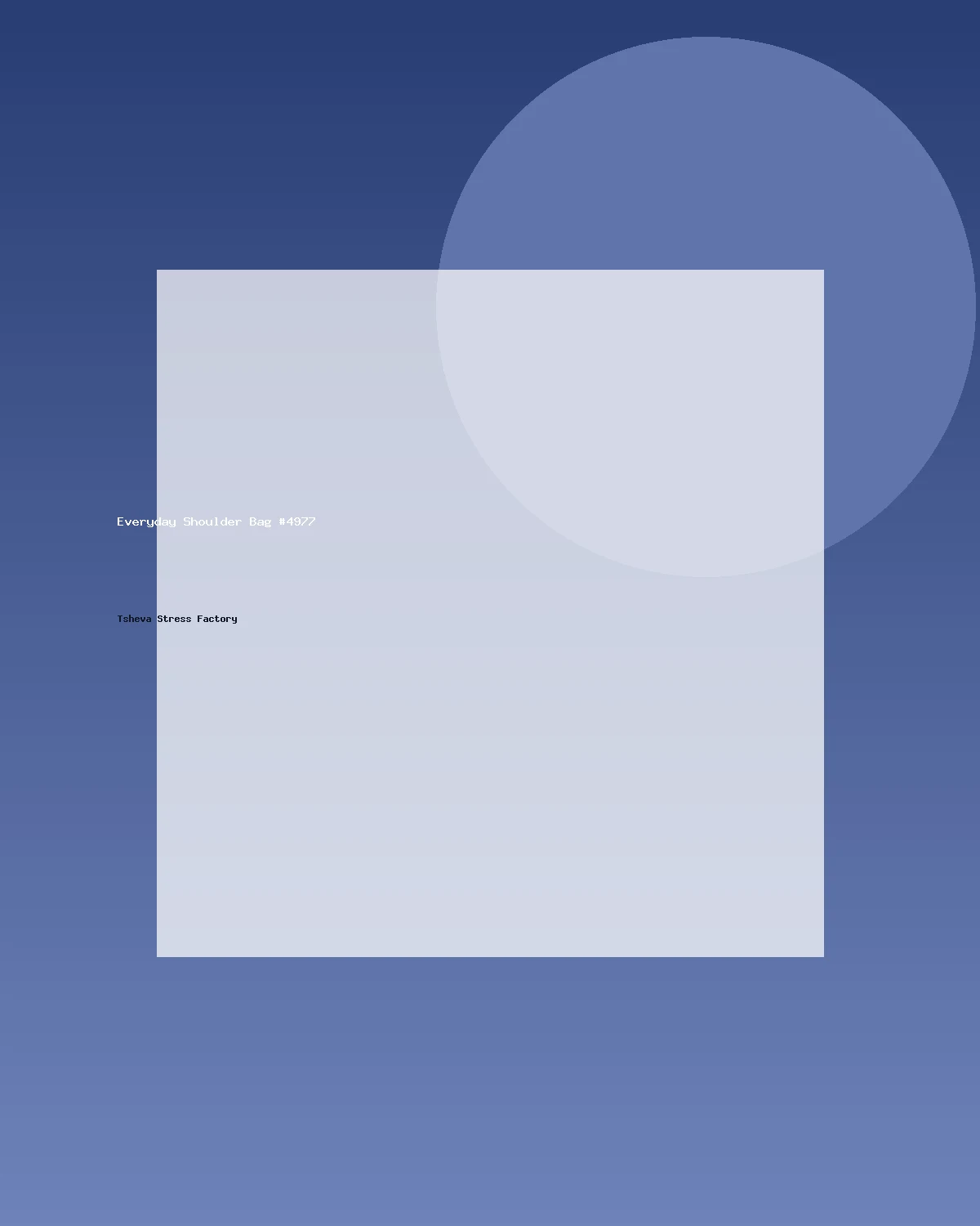 حقيبة كتف عملية #4977